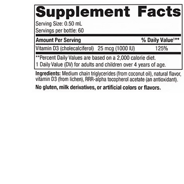 Plant-Based Vitamin D3 Liquid